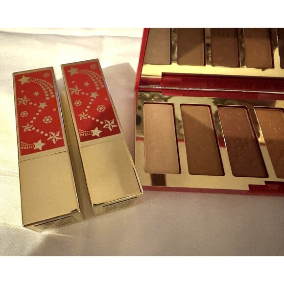 Estée Lauder Eye Shadow Palette Celestial Glw Starlet Red Constellation Rose Lip - Picture 9 of 9